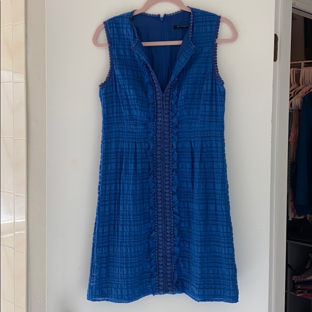 Nanette Lepore blue summer dress size 8